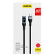 Dudao USB Type C - Lightning cable fast charging PD 20W 1m black (L7MaxL)