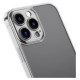 Baseus Frosted Glass Case Cover for iPhone 13 Pro Hard Cover with Gel Frame Transparent (ARWS000702)