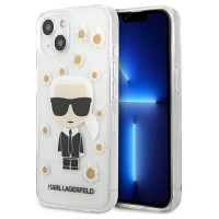 Karl Lagerfeld KLHCP13SHFLT iPhone 13 mini 5,4" przezroczysty/transparent Flower Ikonik Karl