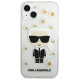 Karl Lagerfeld KLHCP13SHFLT iPhone 13 mini 5,4" przezroczysty/transparent Flower Ikonik Karl