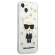 Karl Lagerfeld KLHCP13SHFLT iPhone 13 mini 5,4" przezroczysty/transparent Flower Ikonik Karl