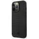 Mercedes MEHCP13LMBLBK iPhone 13 Pro / 13 6,1" czarny/black hardcase Leather Meshed Metal Logo