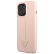 Guess GUHCP13LSLTGP iPhone 13 Pro / 13 6.1" pink/pink hardcase Silicone Triangle