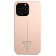 Guess GUHCP13LSLTGP iPhone 13 Pro / 13 6.1" pink/pink hardcase Silicone Triangle