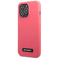 Karl Lagerfeld KLHCP13LSLMP1PI iPhone 13 Pro / 13 6,1" hardcase fuksja/fuchsia Silicone Plaque