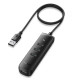 Ugreen HUB USB Type A splitter - 4x USB 3.2 Gen 1 black (CM416 80657)