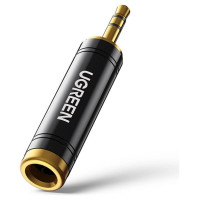 Ugreen adapter 3.5mm audio adapter (male) to 6.35mm mini jack (female) gray (AV168)