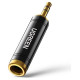 Ugreen adapter 3.5mm audio adapter (male) to 6.35mm mini jack (female) gray (AV168)
