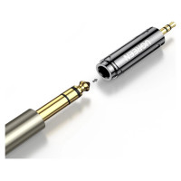 Ugreen adapter 3.5mm audio adapter (male) to 6.35mm mini jack (female) gray (AV168)