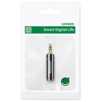 Ugreen adapter 3.5mm audio adapter (male) to 6.35mm mini jack (female) gray (AV168)