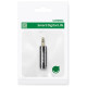 Ugreen adapter 3.5mm audio adapter (male) to 6.35mm mini jack (female) gray (AV168)