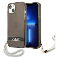 Guess GUHCP13SHTSGSK iPhone 13 mini 5.4" black/black hardcase Translucent Stap