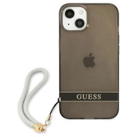 Guess GUHCP13SHTSGSK iPhone 13 mini 5.4" black/black hardcase Translucent Stap