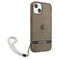 Guess GUHCP13SHTSGSK iPhone 13 mini 5.4" black/black hardcase Translucent Stap