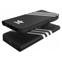 Adidas OR Booklet Case PU iPhone 13 Pro / 13 6,1" czarno biały/black white 47112