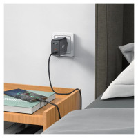 Acefast A29 PD50W GaN (USB-C + USB-C) dual port charger black