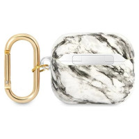 Guess GUA3HCHMAG AirPods 3 cover grey/grey Marble Strap Collection