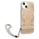 Guess GUHCP13SHFLSD iPhone 13 mini 5.4" gold/gold hardcase Flower Strap