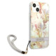 Guess GUHCP13SHFLSU iPhone 13 mini 5.4" purple/purple hardcase Flower Strap