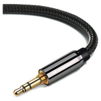 Wozinsky AUX cable angled (male-male) mini jack cable 2 m black