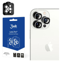 3Mk Protection Camera Glass for iPhone 14 Pro Max / 14 Pro 9H for 3mk Lens Protection Pro Series Lens - Silver