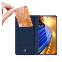 Dux Ducis Skin Pro Holster Cover Flip Cover for Xiaomi Poco F4 5G blue