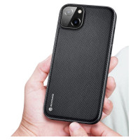 Dux Ducis Fino case cover nylon covered iPhone 14 Plus black