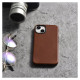 Icarer Oil Wax Premium Leather Case iPhone 14 Plus Magnetic Leather Case with MagSafe Brown (WMI14220703-RB)