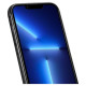 Icarer Leather Oil Wax case covered with natural leather for iPhone 14 Plus blue (WMI14220719-BU)
