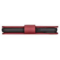 Icarer Wallet Case 2in1 Cover iPhone 14 Plus Anti-RFID Leather Flip Cover Red (WMI14220727-RD)