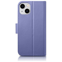 Icarer Wallet Case 2in1 Cover iPhone 14 Plus Anti-RFID Leather Flip Case Light Purple (WMI14220727-LP)
