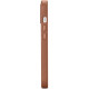 Icarer Case Leather Case Cover for iPhone 14 Plus Brown (MagSafe Compatible)