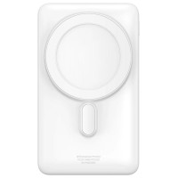 Baseus Magnetic Bracket powerbank with wireless charging MagSafe 10000mAh 20W Overseas Edition white (PPCX000202) + USB Type C cable Baseus Xiaobai Series 60W 0.5m