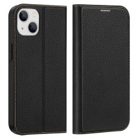 Dux Ducis Skin X2 case for iPhone 14 Plus case with magnetic flap black