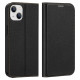 Dux Ducis Skin X2 case for iPhone 14 Plus case with magnetic flap black