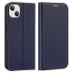 Dux Ducis Skin X2 case for iPhone 14 Plus case with magnetic flap blue