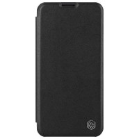Nillkin Qin Leather Pro Case iPhone 14 Plus Camera Cover Holster Cover Flip Case Black