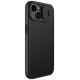 Nillkin Qin Leather Pro Case iPhone 14 Plus Camera Cover Holster Cover Flip Case Black