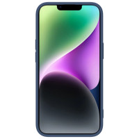 Nillkin CamShield Silky Silicone Case iPhone 14 case cover with camera cover blue
