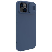 Nillkin CamShield Silky Silicone Case iPhone 14 case cover with camera cover blue