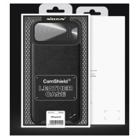 Nillkin CamShield Leather S Case iPhone 14 Plus case with camera cover black