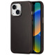 Dux Ducis Naples Case for iPhone 14 Plus Leather Cover (MagSafe Compatible) Dark Brown