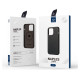 Dux Ducis Naples Case for iPhone 14 Plus Leather Cover (MagSafe Compatible) Dark Brown