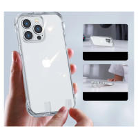 Joyroom Defender Series Case Cover for iPhone 14 Armored Hook Cover Stand Clear (JR-14H1)