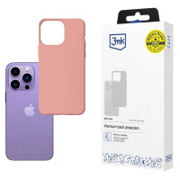 3Mk Protection Case for iPhone 14 Pro from the 3mk Matt Case series - pink