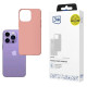3Mk Protection Case for iPhone 14 Pro from the 3mk Matt Case series - pink