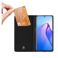 Dux Ducis Skin Pro case for Oppo Reno 8 Pro flip cover card wallet stand black