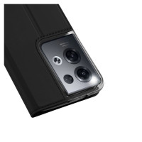 Dux Ducis Skin Pro case for Oppo Reno 8 Pro flip cover card wallet stand black