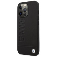 BMW Etui BMW BMHMP14XSLLBK iPhone 14 Pro Max 6,7" czarny/black hardcase Signature Logo Imprint Magsafe