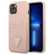 Guess GUHCP13MPSATPP iPhone 13 6.1 "pink / pink hardcase SaffianoTriangle Logo Cardslot